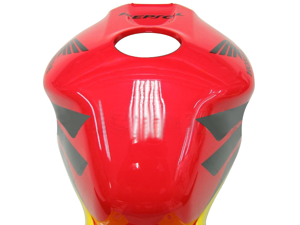 2006-2007 Honda CBR 1000 RR Red Yellow Green CBR Racing Fairings Generic