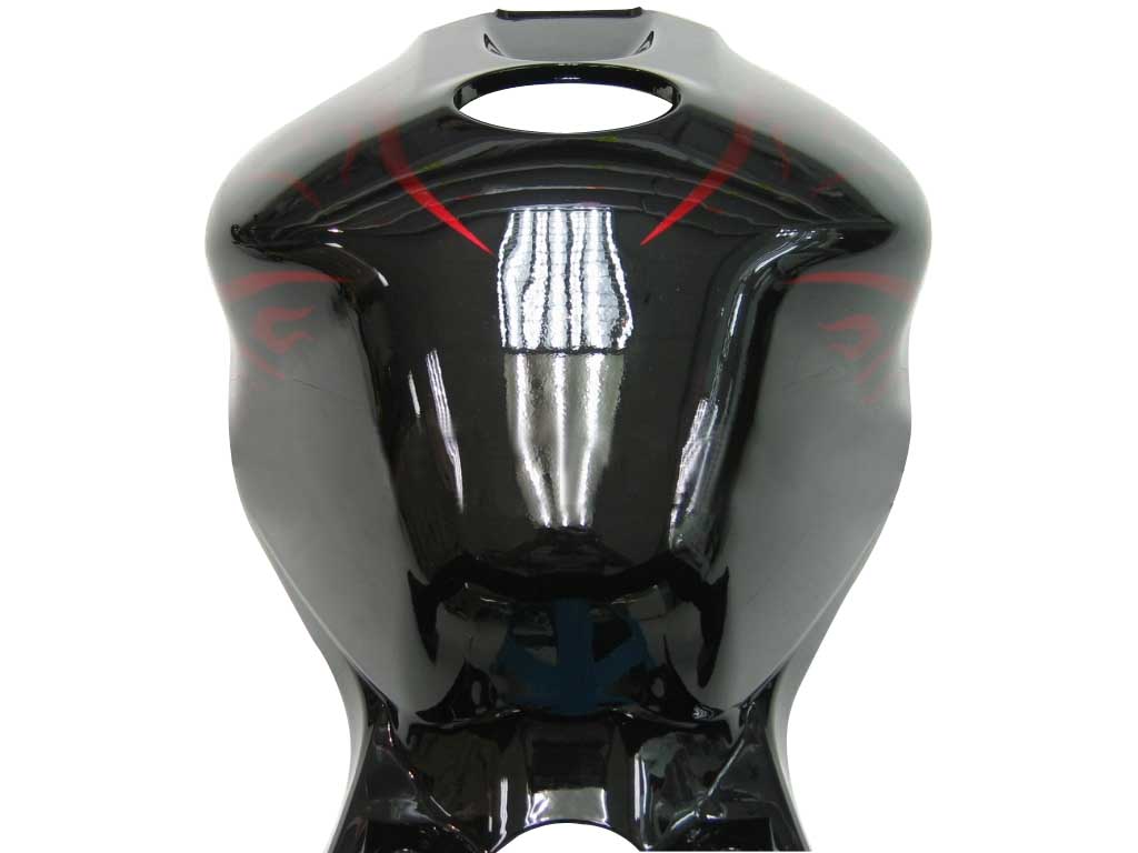 2006-2007 Honda CBR 1000 RR Black & Red Flame Shark Racing Fairings Generic