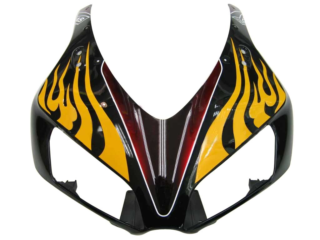 2006-2007 Honda CBR 1000 RR Black & Red Flame Shark Racing Fairings Generic