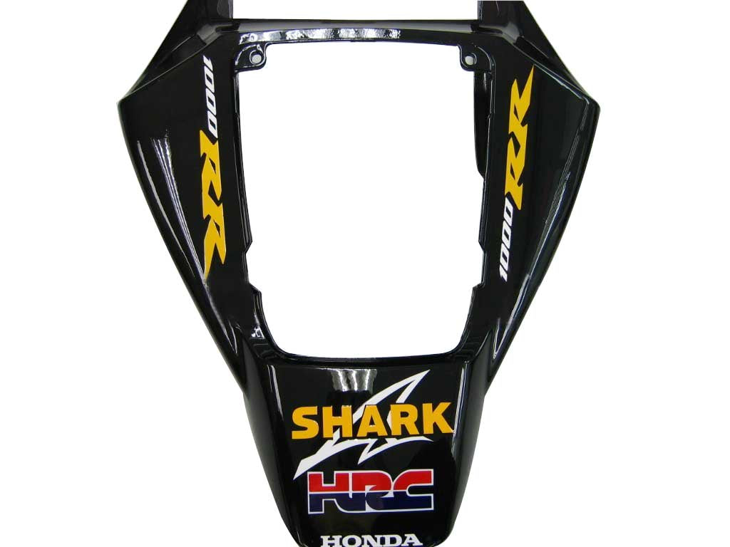 2006-2007 Honda CBR 1000 RR Noir & Rouge Flame Shark Racing Carénages Générique