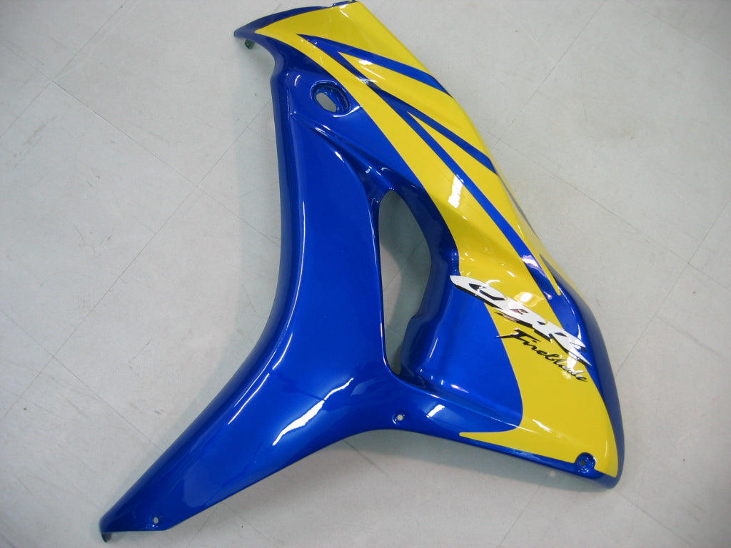 2006-2007 Honda CBR 1000 RR blauw geel CBR Racing stroomlijnkappen algemeen