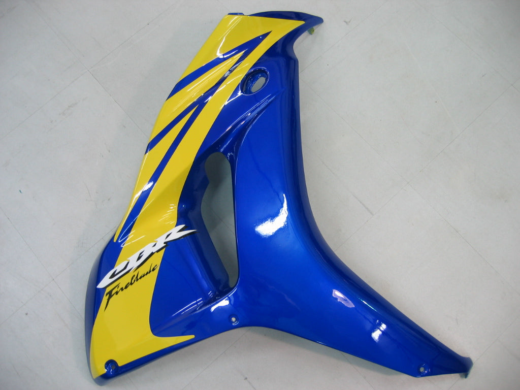 2006-2007 Honda CBR 1000 RR Blue Yellow CBR Racing Fairings Generic