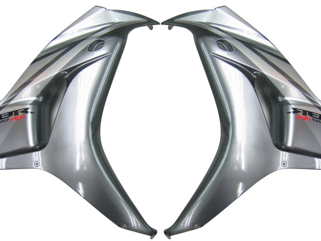 2006-2007 CBR1000RR Carénage de carrosserie Argent ABS Ensemble de plastiques moulés par injection générique