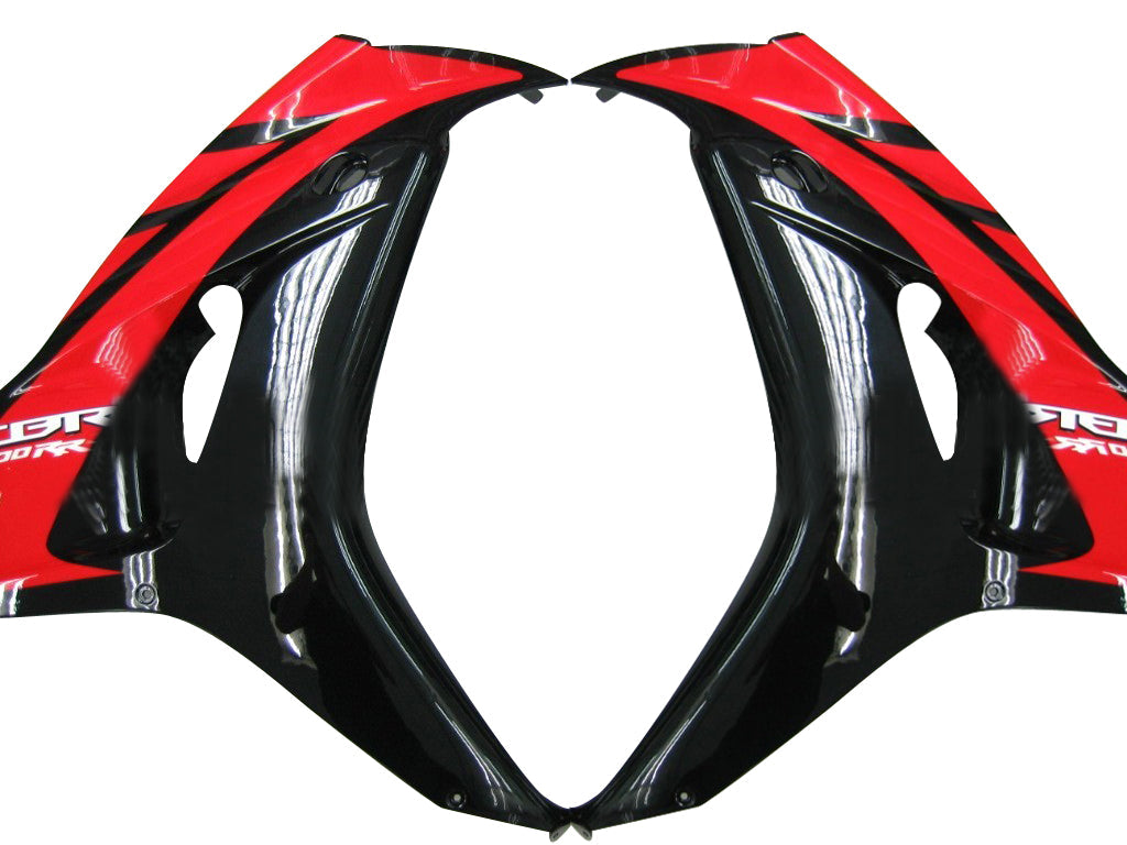 2006-2007 Honda CBR 1000 RR Carénages CBR Racing Noir et Rouge Générique