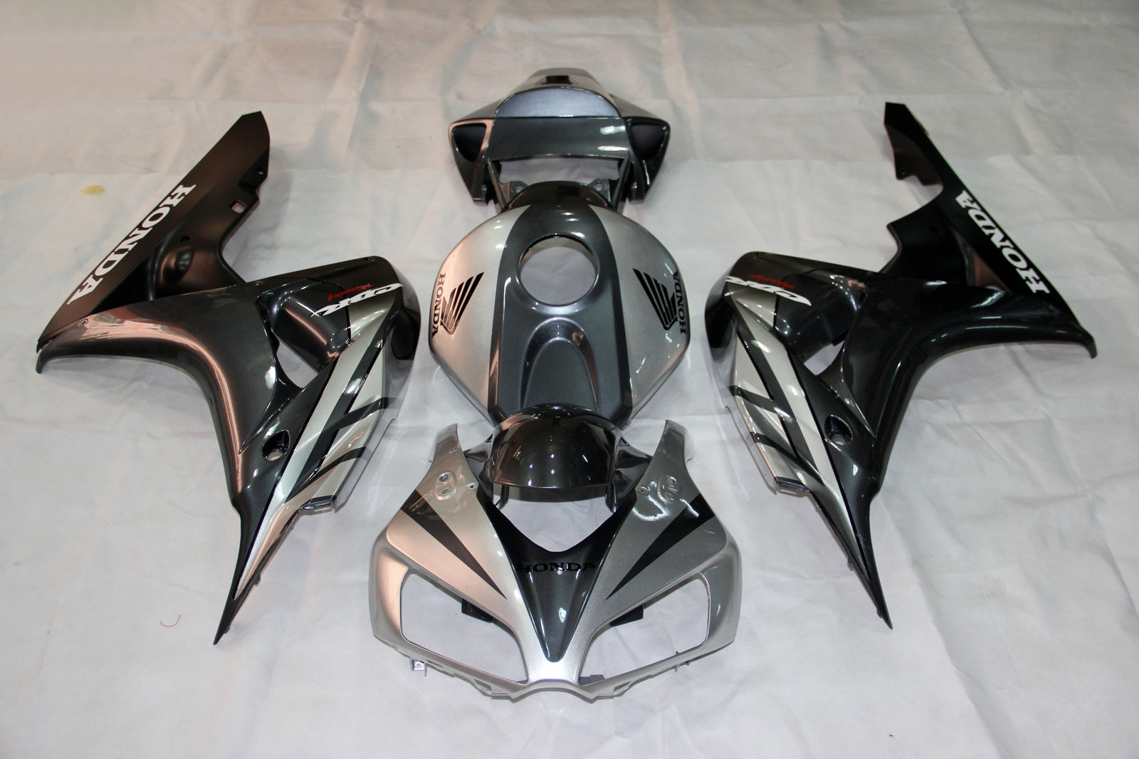 2006-2007 Honda CBR 1000 RR Argent Gris Métallisé CBR Racing Carénages Générique