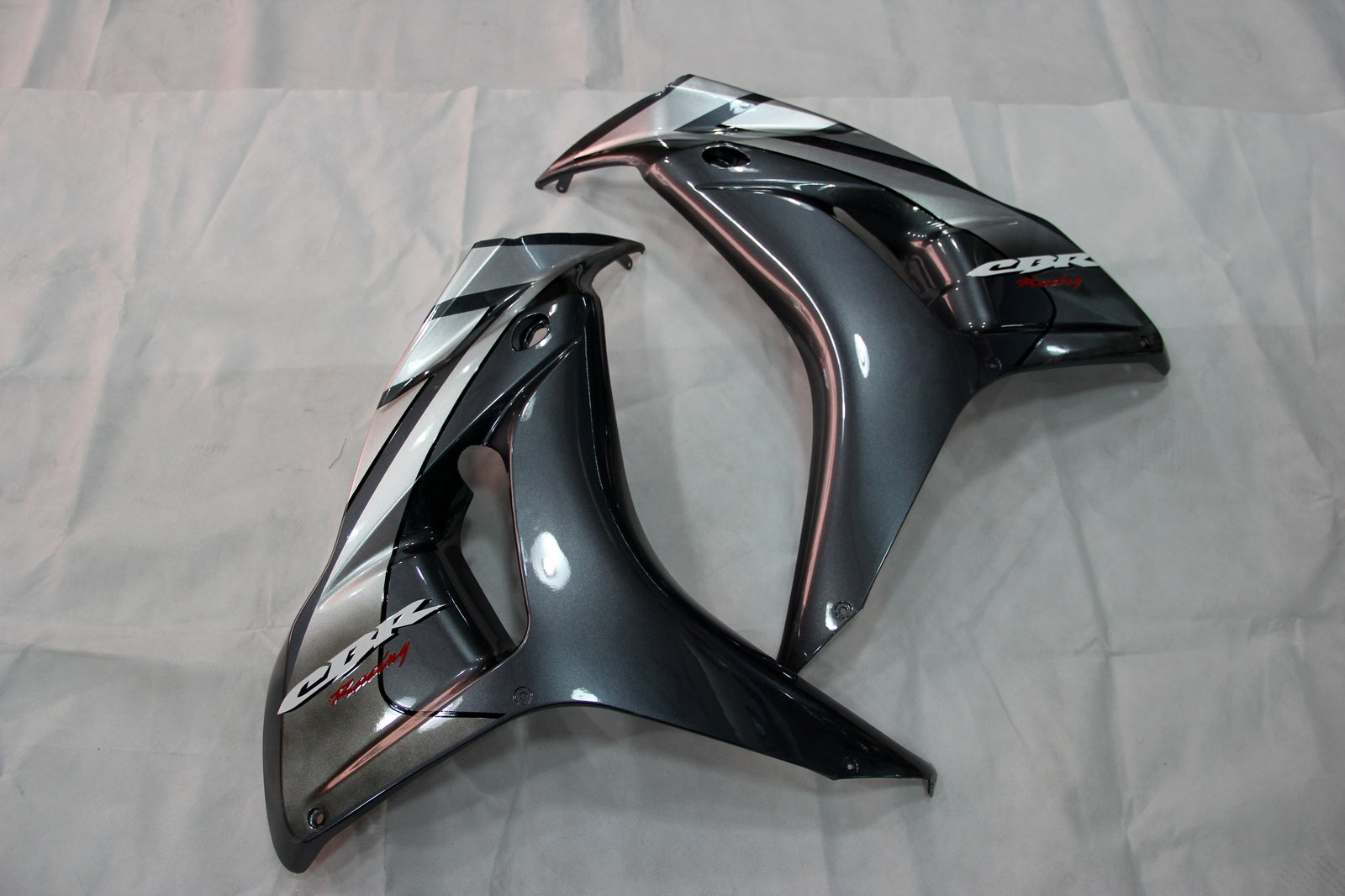 2006-2007 Honda CBR 1000 RR zilvergrijs metallic CBR Racing stroomlijnkappen algemeen