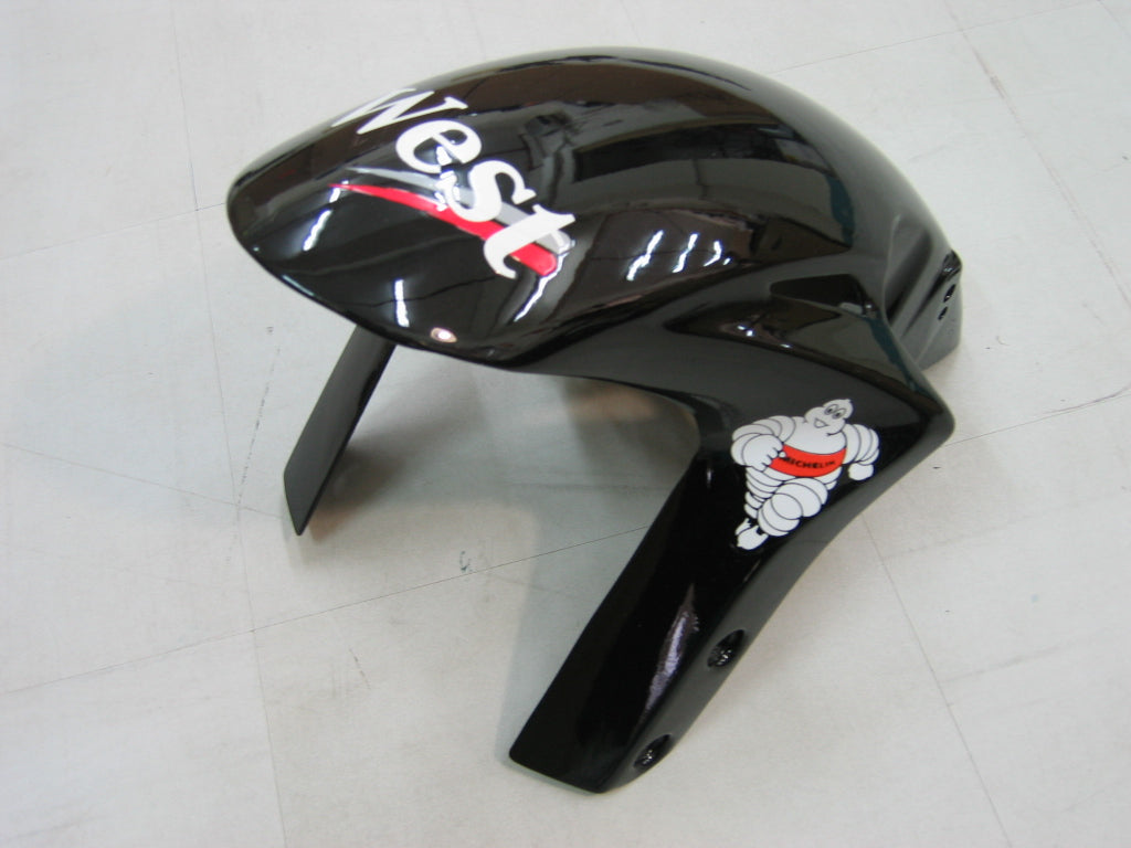 2006-2007 Honda CBR 1000 RR Black West Racing stroomlijnkappen algemeen