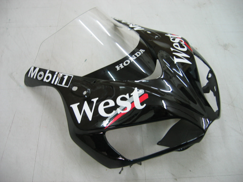 2006-2007 Honda CBR 1000 RR Black West Racing Fairings Generic