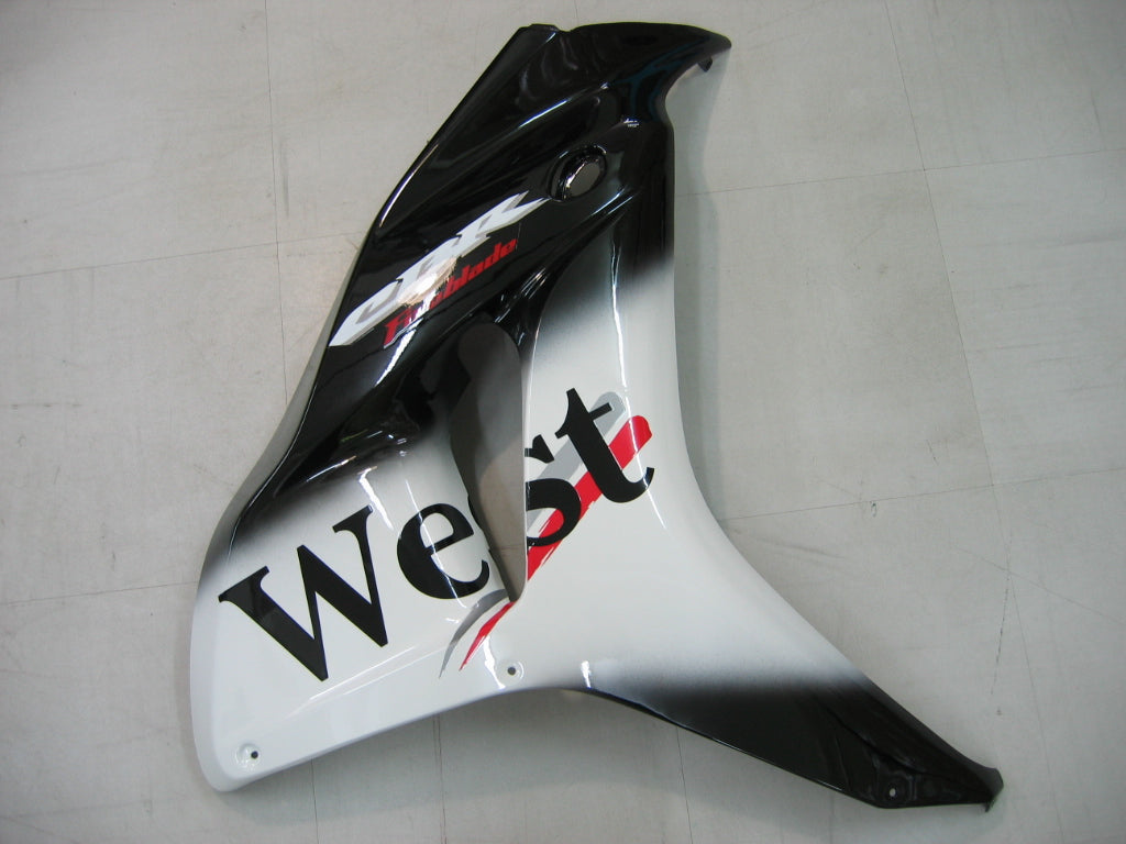 2006-2007 Honda CBR 1000 RR Black West Racing Carénages Générique