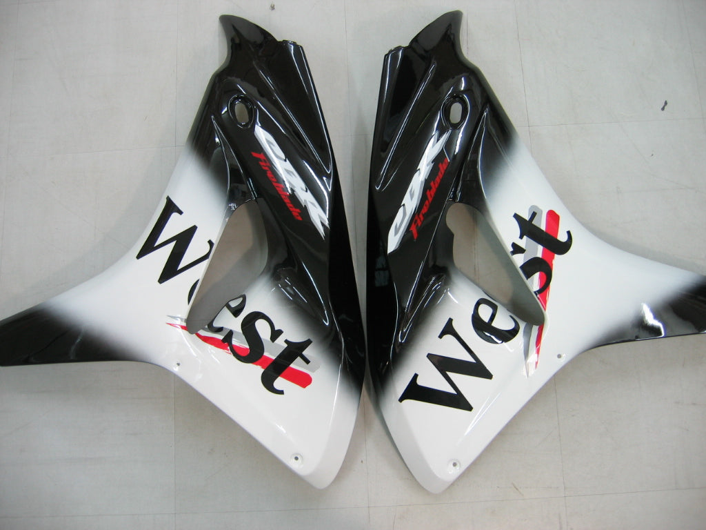 2006-2007 Honda CBR 1000 RR Black West Racing Fairings Generic