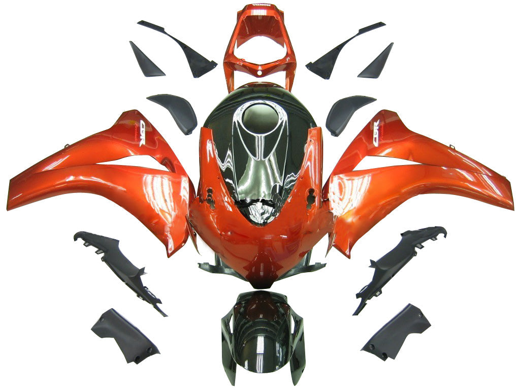 2008-2011 Honda CBR 1000 RR oranje metallic en zwart Honda Racing stroomlijnkappen algemeen