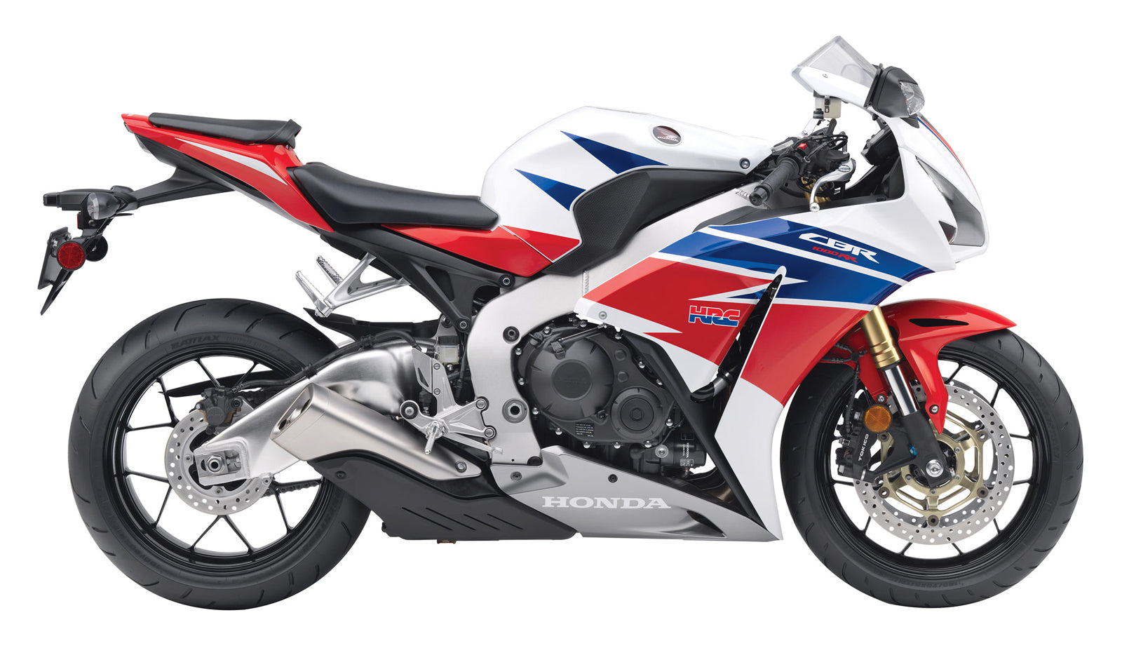 Stroomlijnkappen 2012-2016 Honda CBR1000RR HRC Wit Zilver Racing Generiek