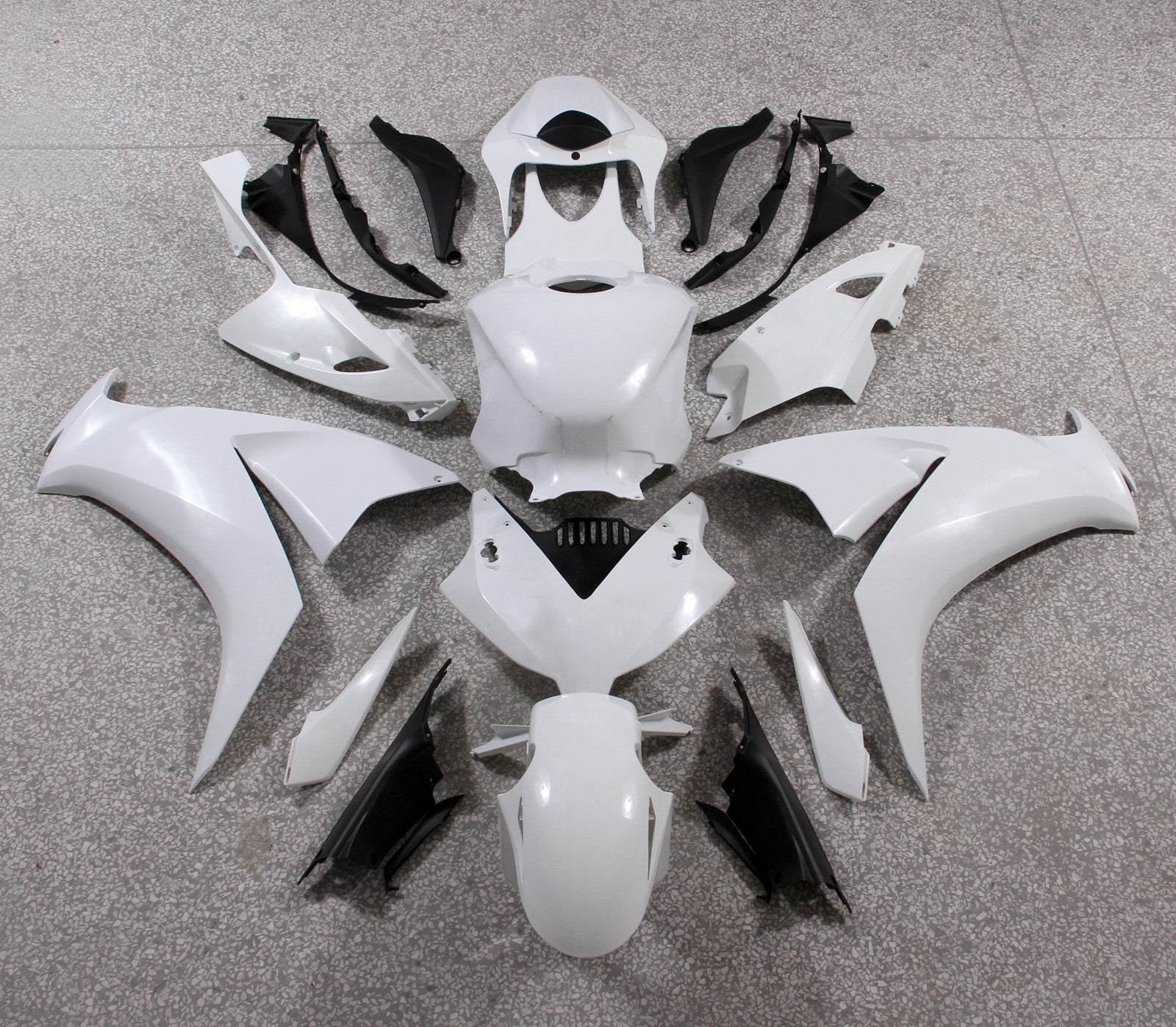 Fairings 2012-2016 Honda CBR1000RR HRC White Silver Racing Generic