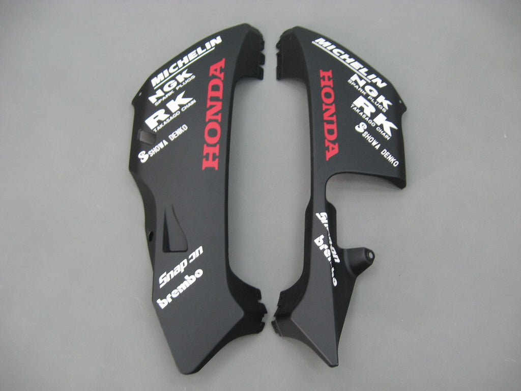 2003-2004 Honda CBR 600 RR zwart mat Valentino Rossi Moto Racing stroomlijnkappen algemeen