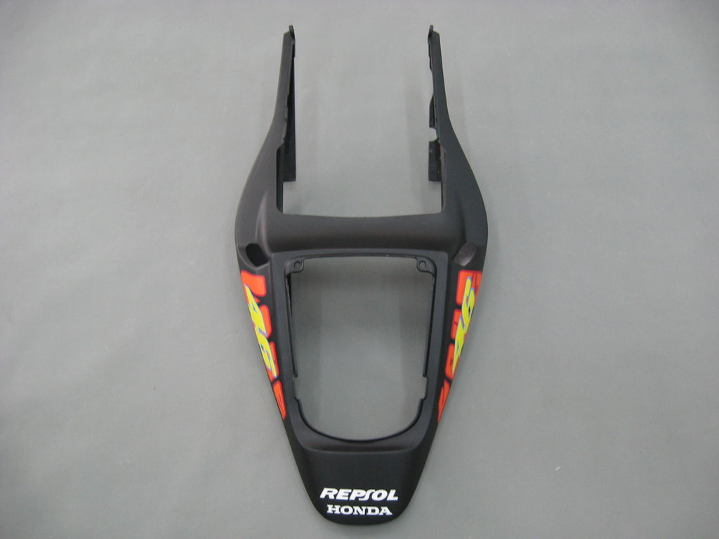 Stroomlijnkappen 2003-2004 Honda CBR 600 RR Zwart Mat Valentino Rossi Moto Racing Generiek