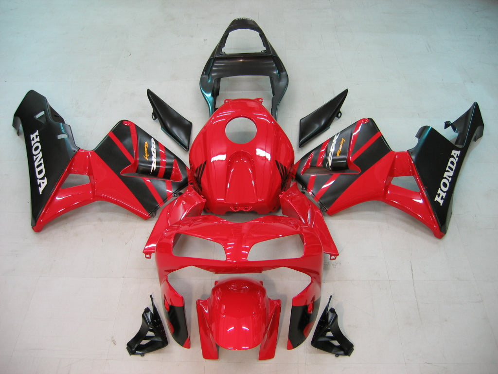 Fairings 2003-2004 Honda CBR 600 RR Red & Black Honda Racing Generic