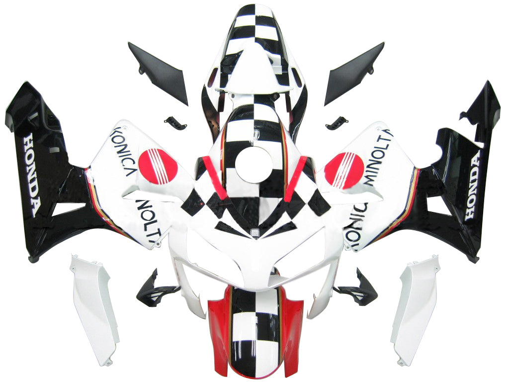 2003-2004 Honda CBR 600 RR Konica Checker Design Racing stroomlijnkappen Generiek