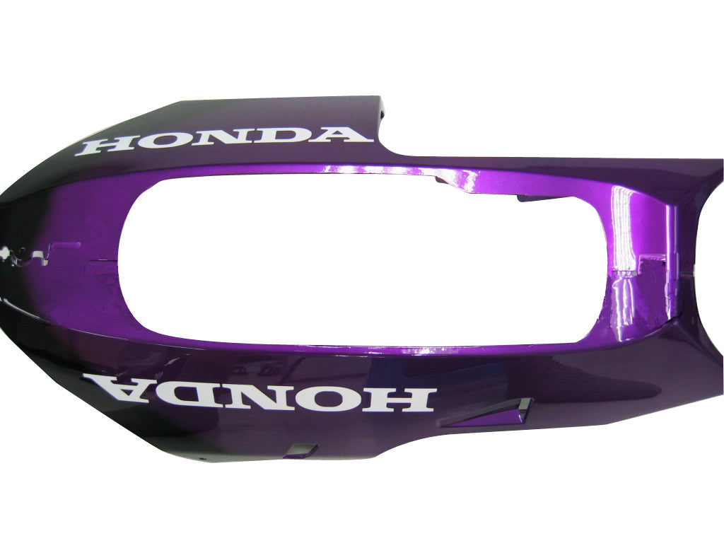 Kit de carénage Honda CBR600 flamme noire et violette 2003-2004