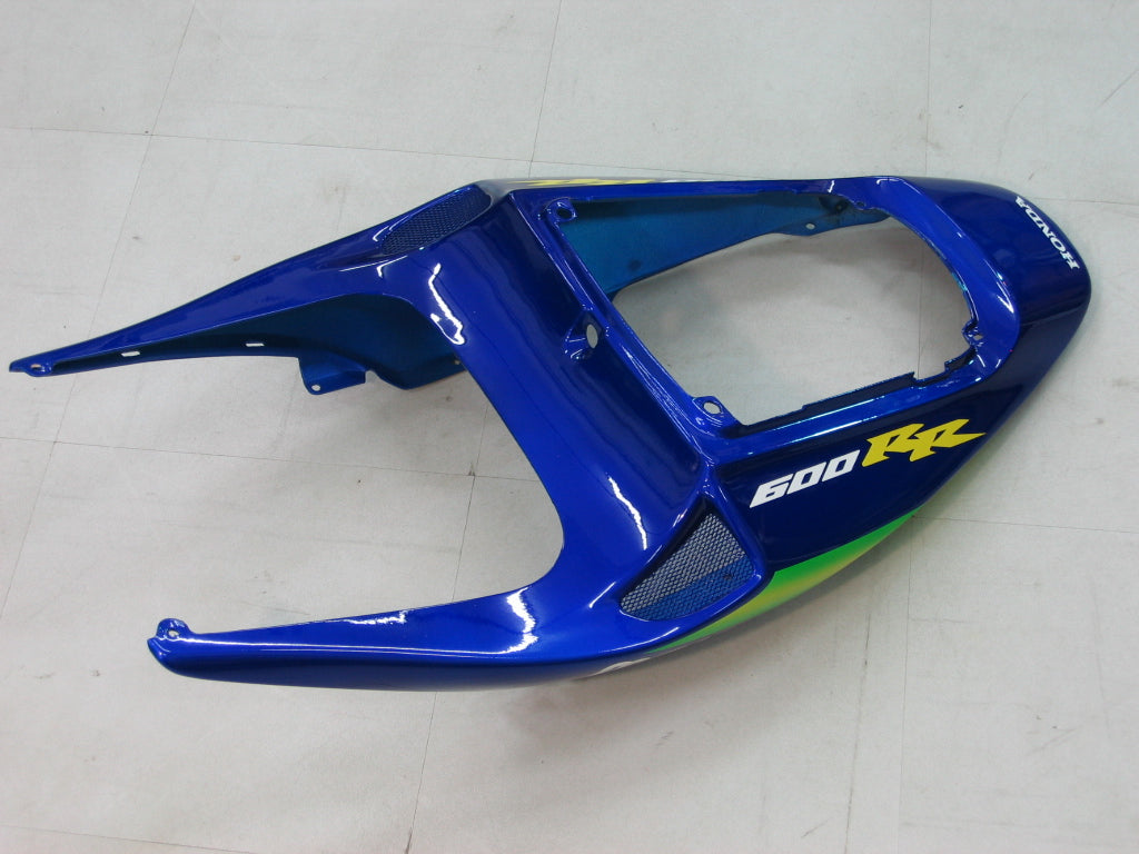 2005-2006 Honda CBR 600 RR blauw en groen Movistar Racing stroomlijnkappen algemeen