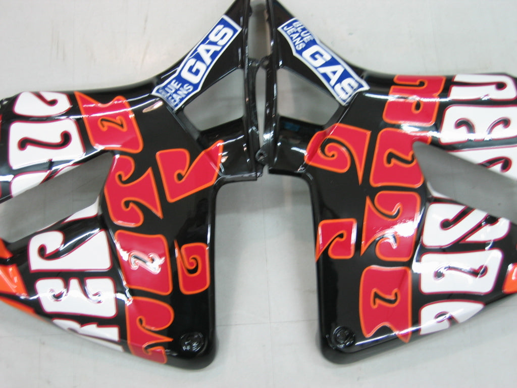 Stroomlijnkappen 2005-2006 Honda CBR 600 RR Geel Zwart Valentino Rossi Racing Generiek