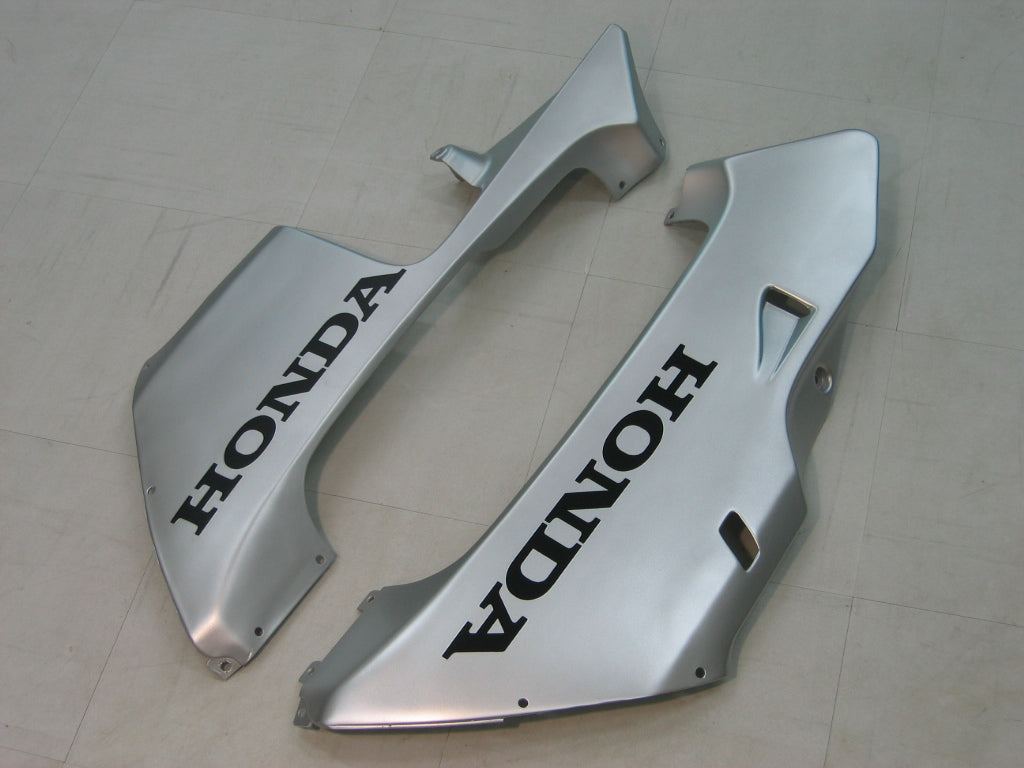 Kit de carénage noir et argent Honda CBR600 2005-2006