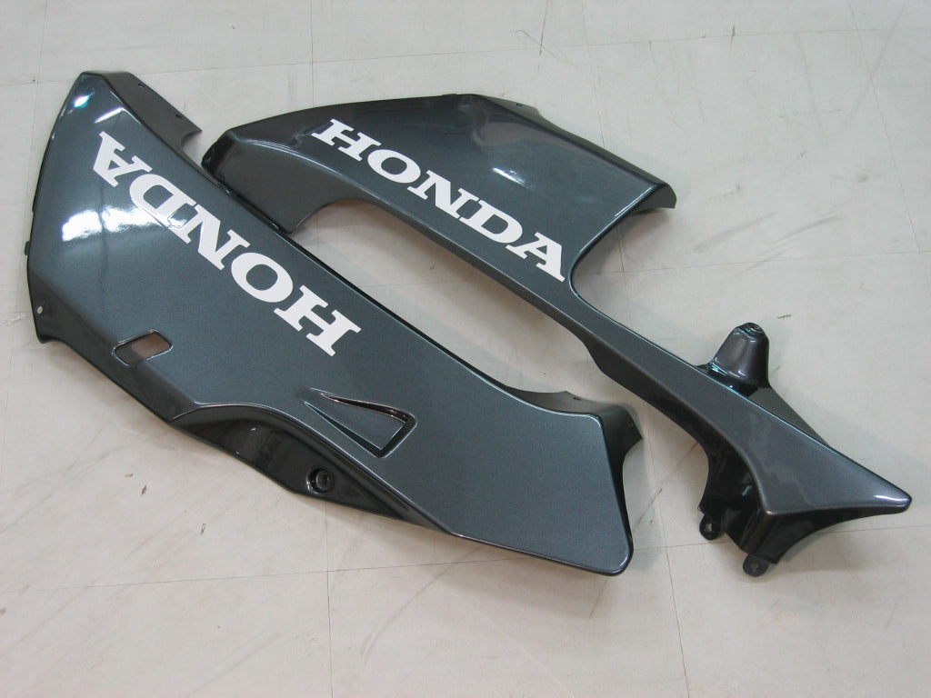 2005-2006 Honda CBR600RR Carénages CBR Racing blancs et noirs génériques