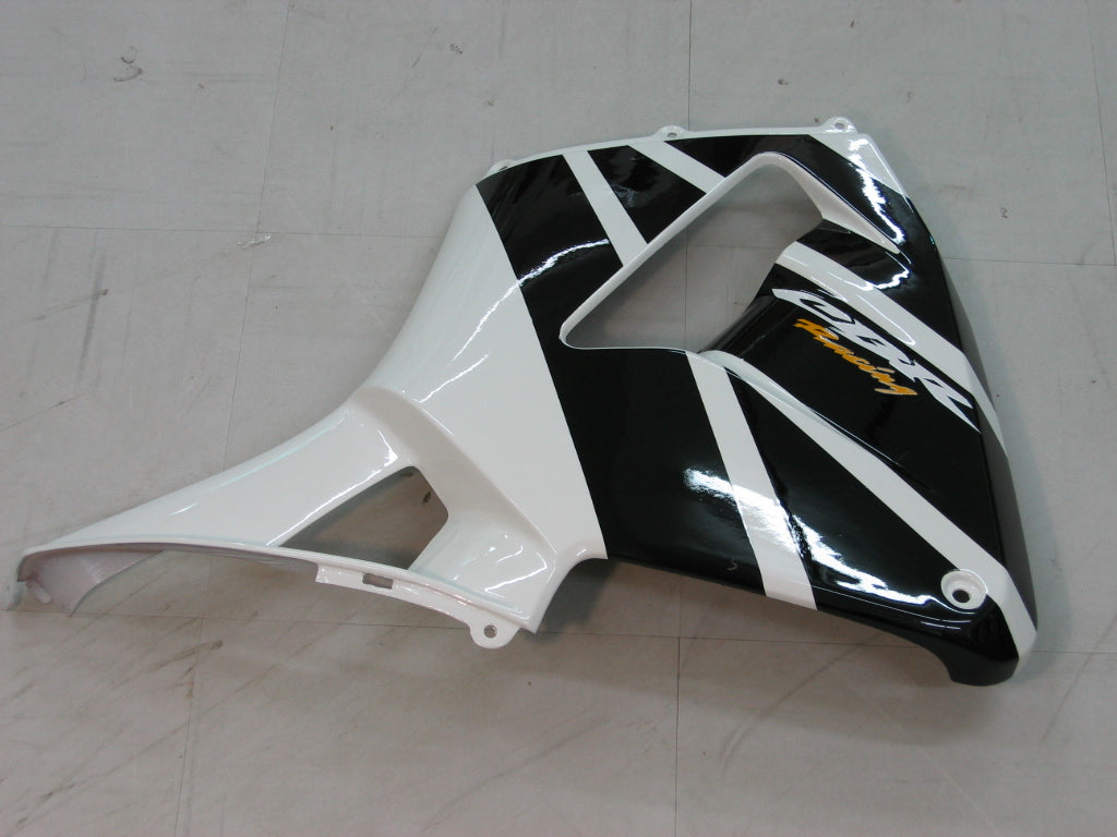 2005-2006 Honda CBR600RR Carénages CBR Racing blancs et noirs génériques