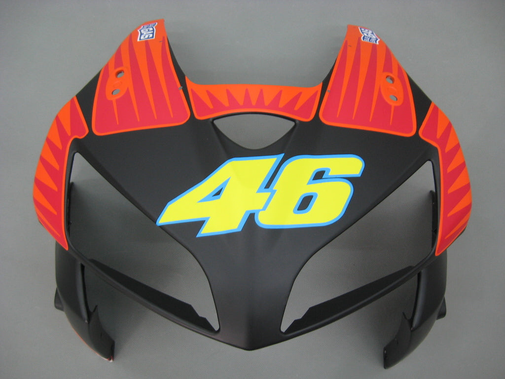 2005-2006 Honda CBR 600 RR zwart mat Valentino Rossi Racing stroomlijnkappen algemeen