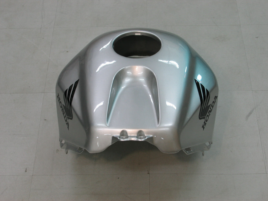 2005-2006 CBR600RR Carénage de carrosserie Argent ABS Plastiques moulés par injection Ensemble générique