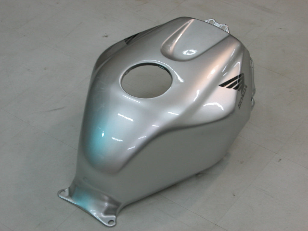 2005-2006 CBR600RR Carénage de carrosserie Argent ABS Plastiques moulés par injection Ensemble générique