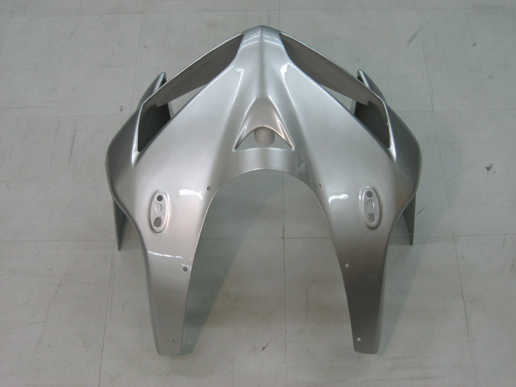 2005-2006 CBR600RR Carénage de carrosserie Argent ABS Plastiques moulés par injection Ensemble générique