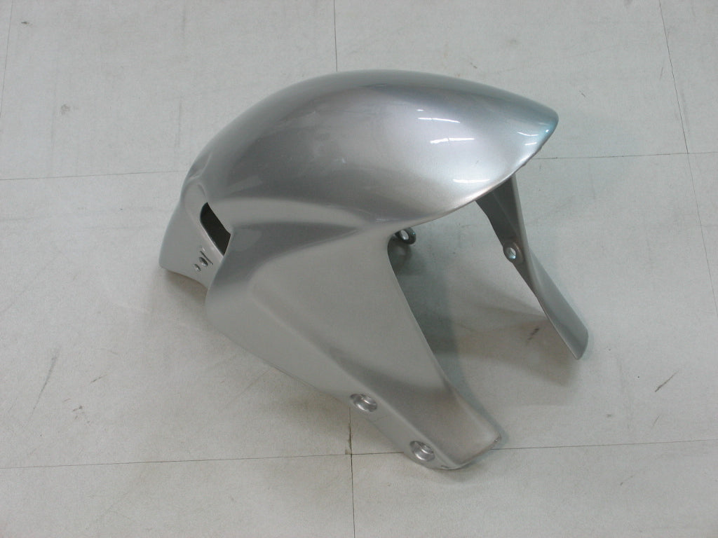 2005-2006 CBR600RR Carénage de carrosserie Argent ABS Plastiques moulés par injection Ensemble générique