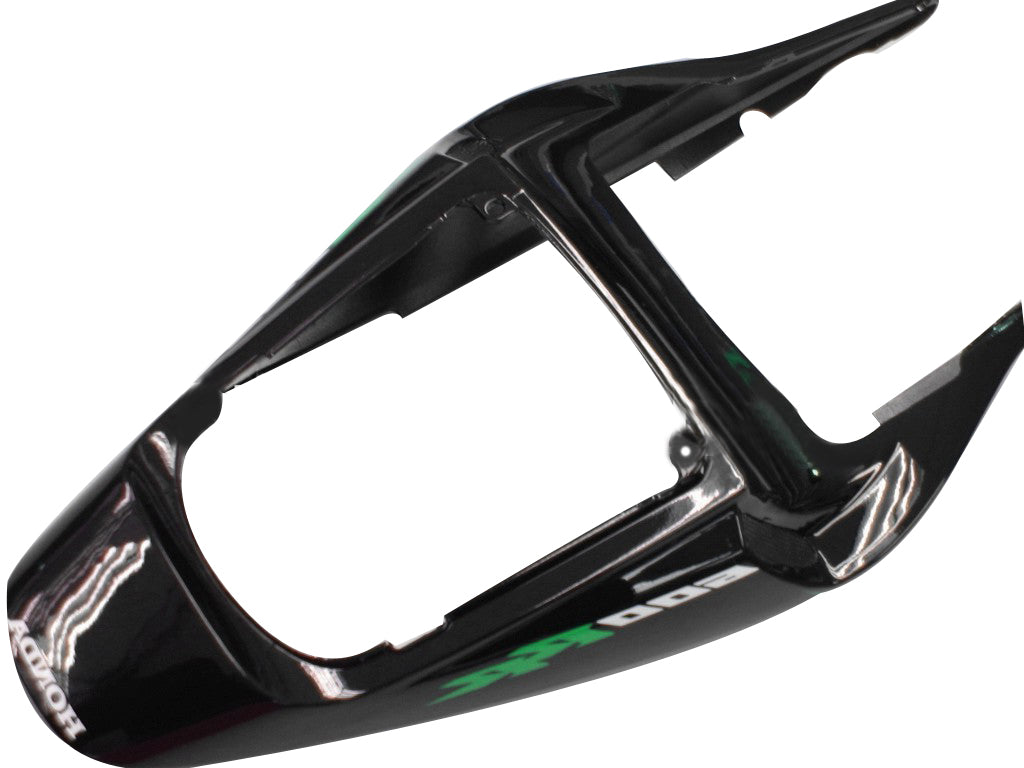 Carenados de carreras Honda CBR 600 RR negro y verde 2005-2006 genéricos