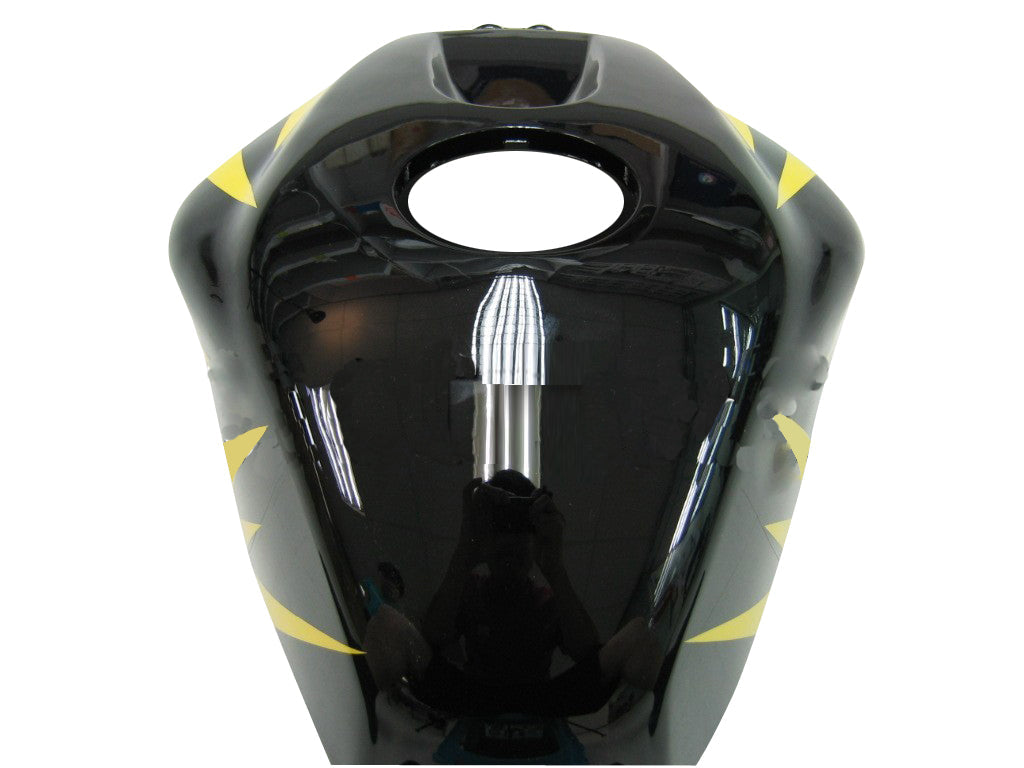 2005-2006 Honda CBR 600 RR zwart en geel Tribal Racing stroomlijnkappen algemeen