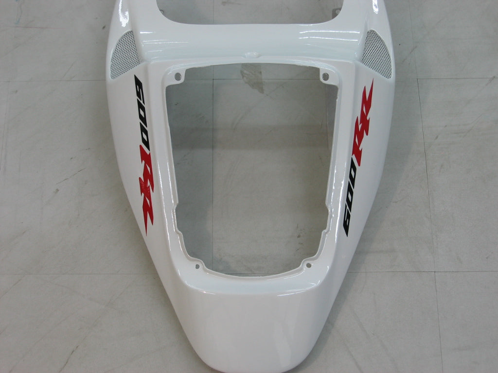 2005-2006 Honda CBR 600 RR White & Red CBR Racing Fairings Generic