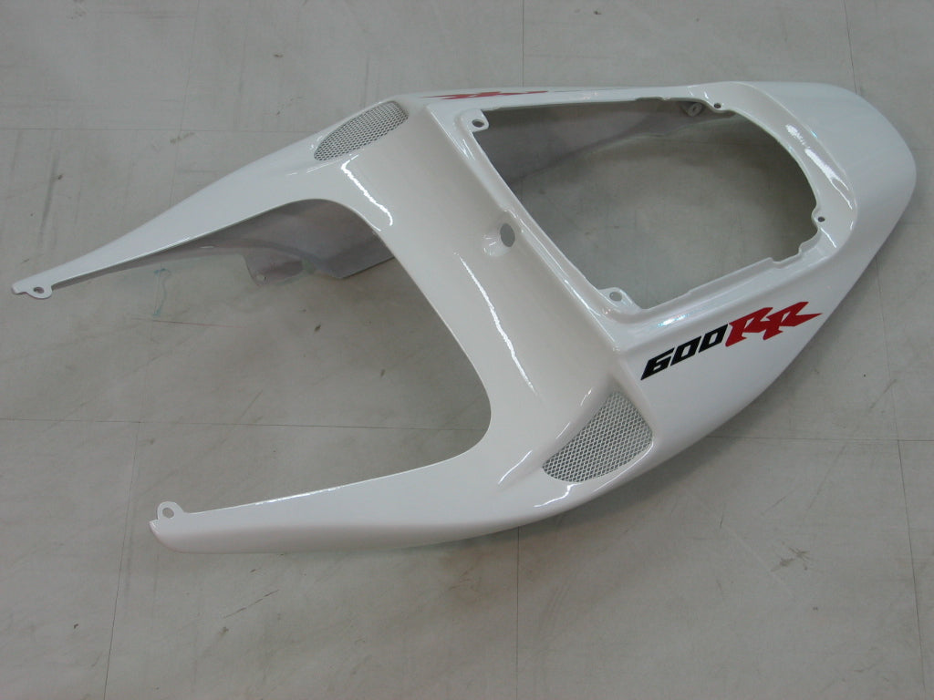 2005-2006 Honda CBR 600 RR White & Red CBR Racing Fairings Generic