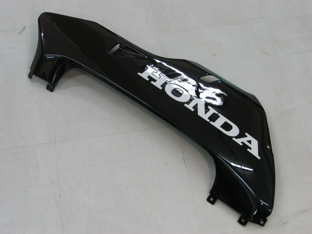 2005-2006 Honda CBR 600 RR Black & Silver CBR Racing Fairings Generic