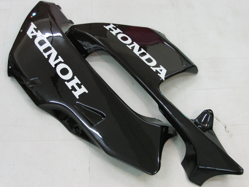 2005-2006 Honda CBR 600 RR Black & Silver CBR Racing Fairings Generic