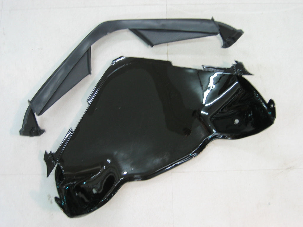 2005-2006 Honda CBR 600 RR Black & Silver CBR Racing Fairings Generic