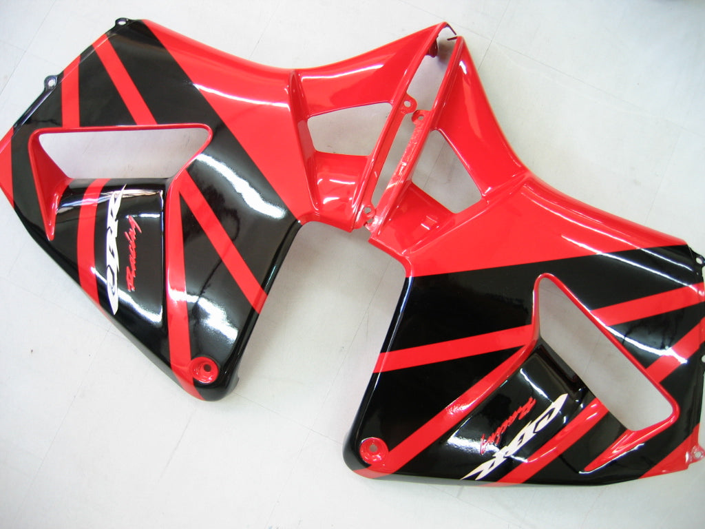 Kit de carénage noir et rouge Honda CBR600 2005-2006