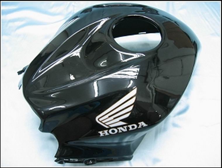 2007-2008 CBR600RR Carenado de carrocería Juego de plásticos moldeados por inyección ABS negro Genérico