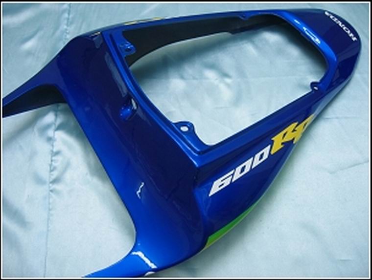 2007-2008 CBR600RR Bodywork Fairing Blue ABS Injection Molded Plastics Set Generic