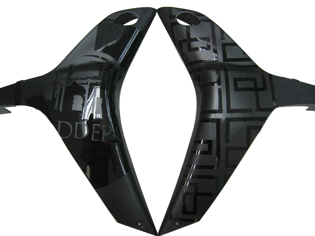 For CBR600RR 2007-2008 Bodywork Fairing Black ABS Injection Molded Plastics Set