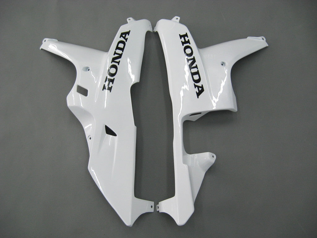 2007-2008 Honda CBR 600 RR Black & White CBR Racing Fairings Generic