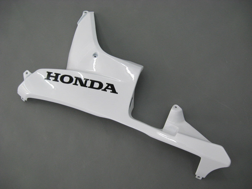 2007-2008 Honda CBR 600 RR Black & White CBR Racing Fairings Generic