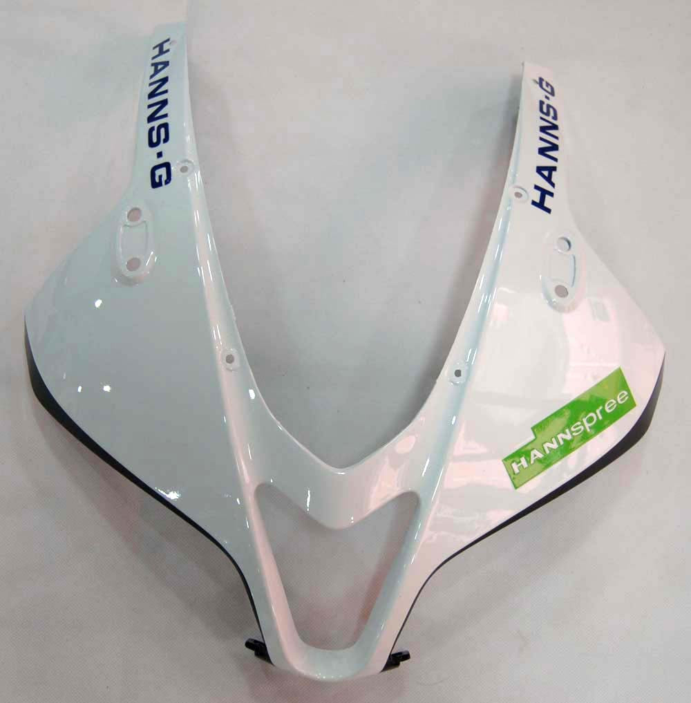 2009-2012 Honda CBR 600 RR blanco y negro Hannspree Racing carenados genéricos