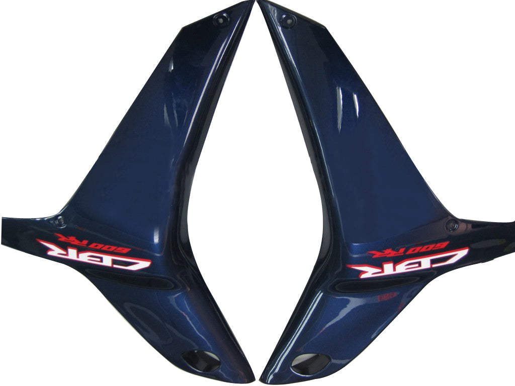 2009-2012 Honda CBR 600 RR Red White Blue CBR Racing Fairings Generic