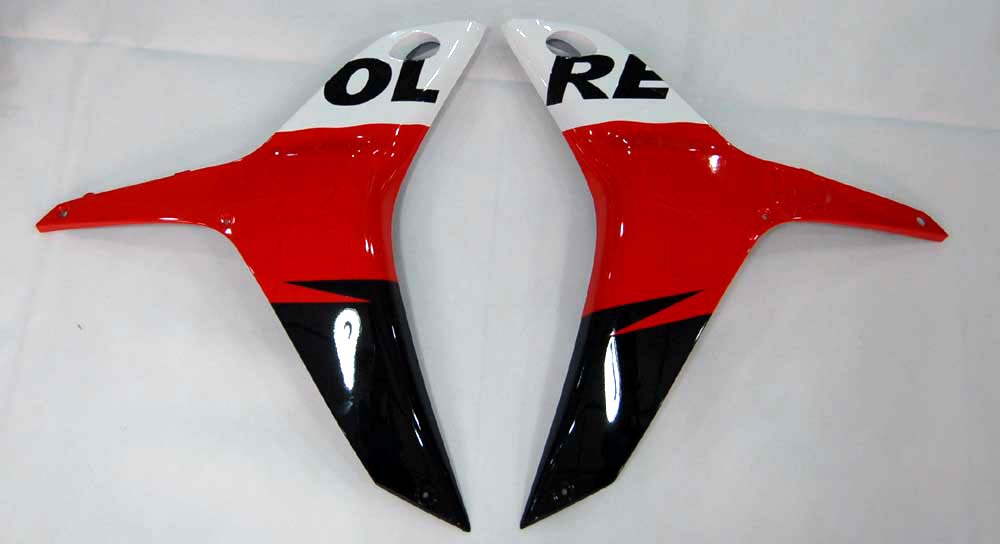 2009-2012 Honda CBR 600 RR zwart en oranje Repsol Racing stroomlijnkappen algemeen