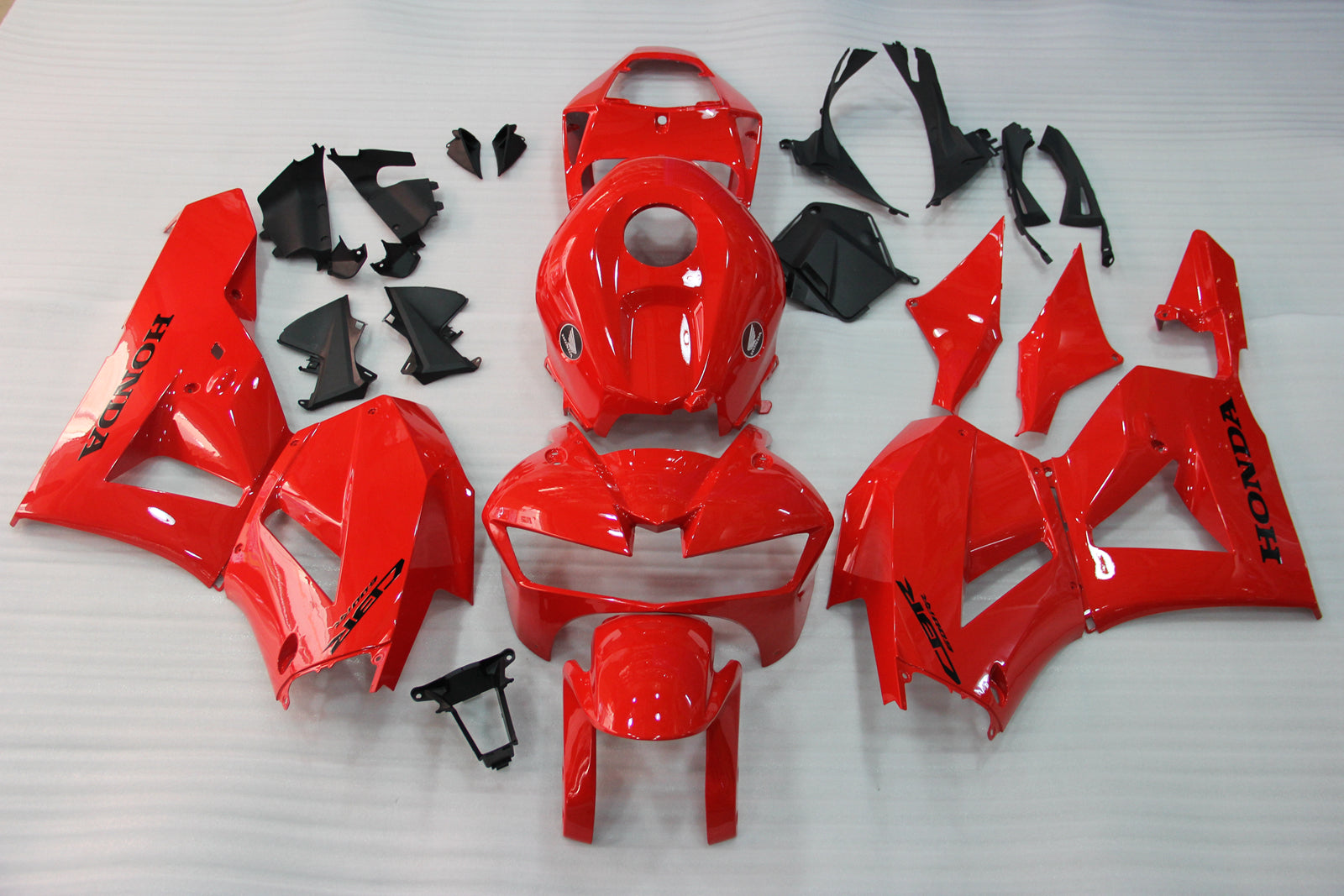 Kit de carénage rouge Amotopart Honda CBR600 2013-2014