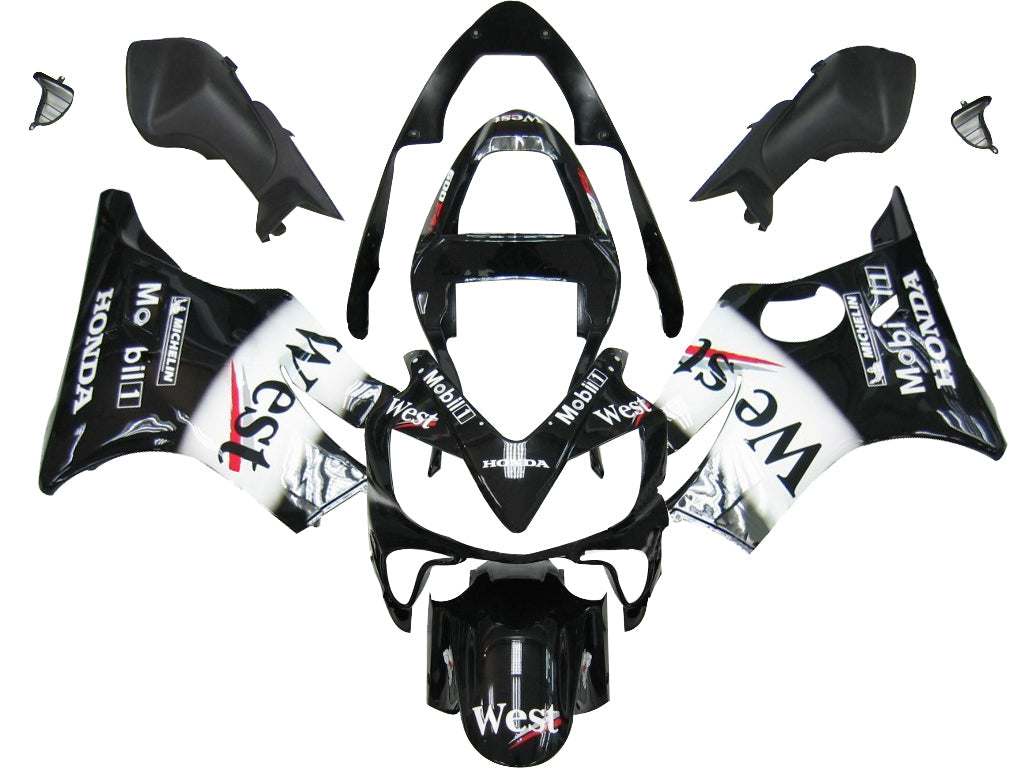 2001-2003 Honda CBR 600 F4i Carénages Black West Racing génériques